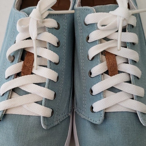 REEF WALLED WOMEN'S LACE-UP CANVAS SNEAKERS GOOD USED CONDITION SIZE 7 - Picture 6 of 13